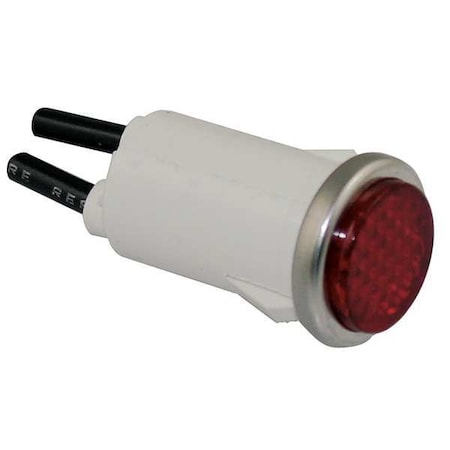 Flush Panel Light, Red, 12 V AC/DC MPN:22NY41