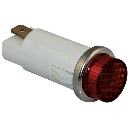 Raised Panel Light, Red, 24 V AC/DC MPN:22NY43