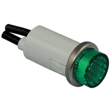 Raised Panel Light, Green, 24 V AC/DC MPN:22NY45