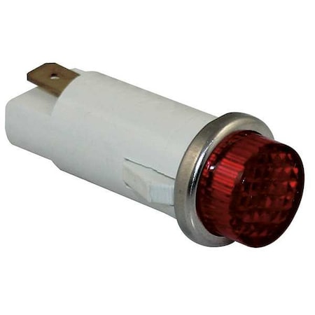 Raised Panel Light, Red, 120 V AC/DC MPN:22NY48