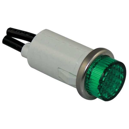 Raised Panel Light, Green, 120 V AC/DC MPN:22NY50