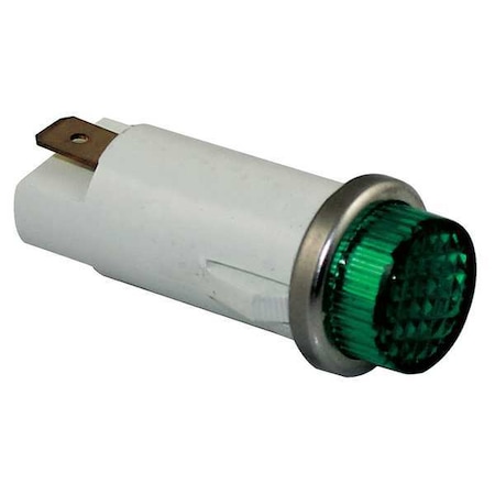 Raised Panel Light, Green, 120 V AC/DC MPN:22NY51