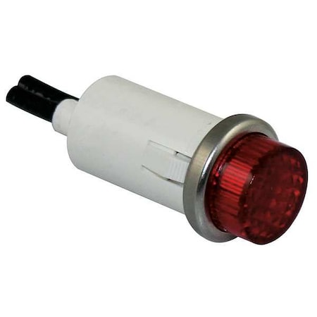 Raised Panel Light, Red, 240 V AC/DC MPN:22NY55