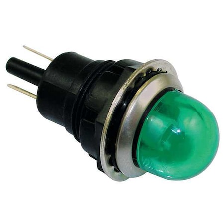 Raised Panel Light, Green, 120 V AC MPN:22NY61