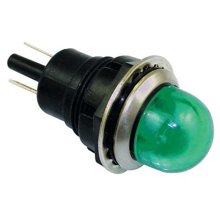Raised Panel Light, Green, 240 V AC MPN:22NY65