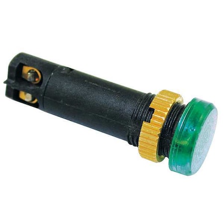 Raised Indicator Light, 12mm, 12V, Green MPN:22NY86