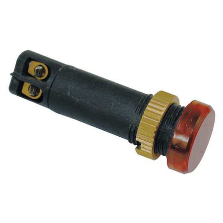 Raised Indicator Light, 12mm, 12V, Amber MPN:22NY88