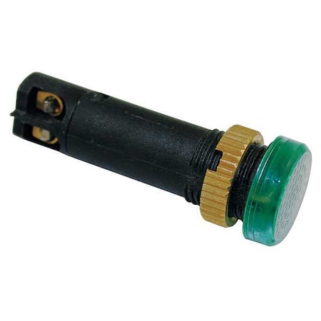 Raised Indicator Light, 12mm, 24V, Green MPN:22NY89