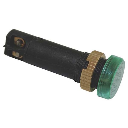 Raised Indicator Light, 12mm, 120V, Green MPN:22NY92