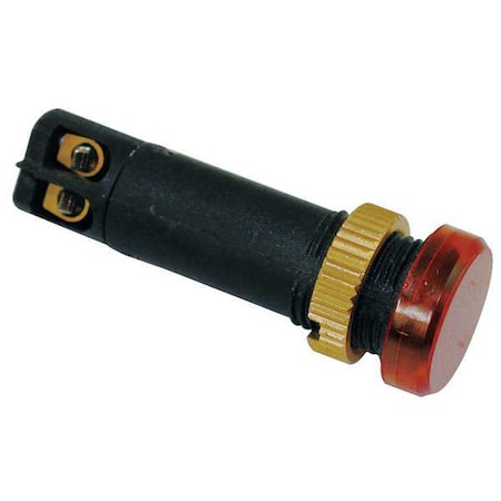 Raised Indicator Light, 12mm, 120V, Amber MPN:22NY94