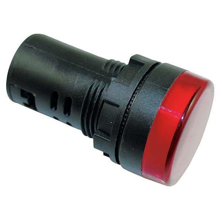 Raised Indicator Light, 22mm, 24V, Red MPN:22NZ01