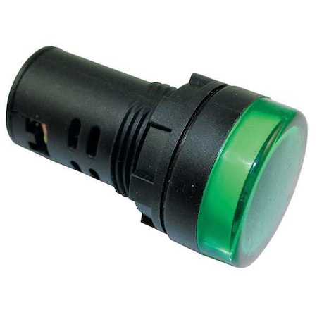 Raised Indicator Light, 22mm, 120V Green MPN:22NZ04