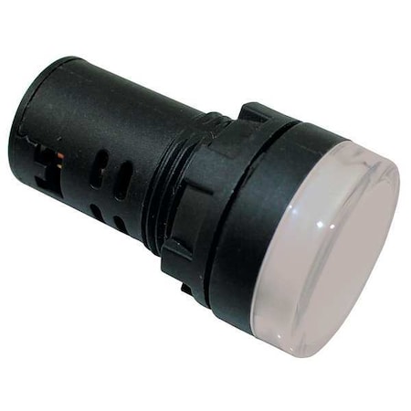 Raised Indicator Light, 22mm, 240V, White MPN:22NZ10