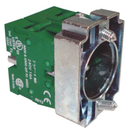 Contact Block, Mounting Base, 22Mm, 2NO MPN:30G082