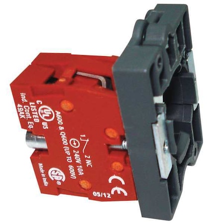 Contact Block, Mounting Base, 22Mm, 1NC MPN:30G086