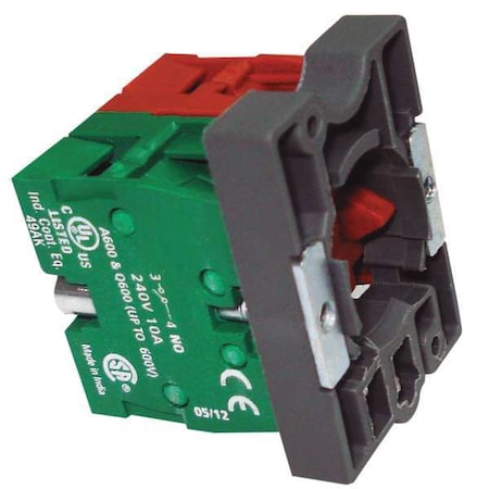 Contact Block, Mounting Base, 22Mm, 1NC/1NO MPN:30G089