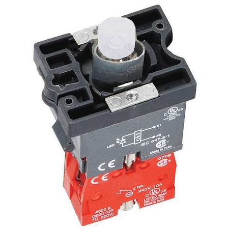LampModAndContactBlock, 1NC, White, 22mm MPN:30G169
