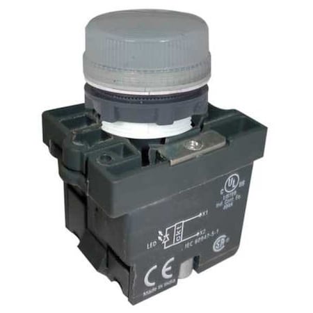 Pilot Light, White, 22mm, LED MPN:30G216