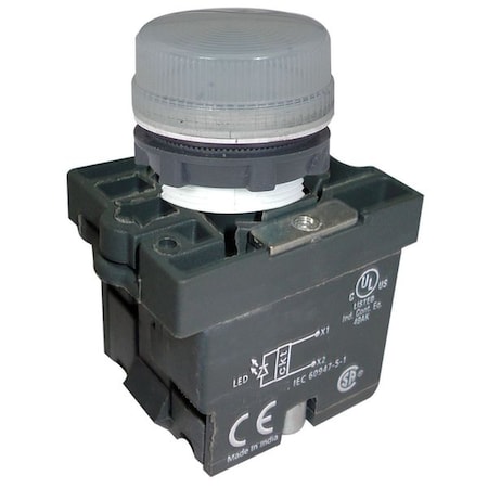 Pilot Light, Red, 22mm, LED MPN:30G218