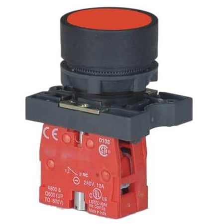 Push Button Operator, 22 mm, 1NC, Red MPN:30G230