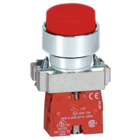 Push Button Operator, 22 mm, 1NC, Red MPN:30G246