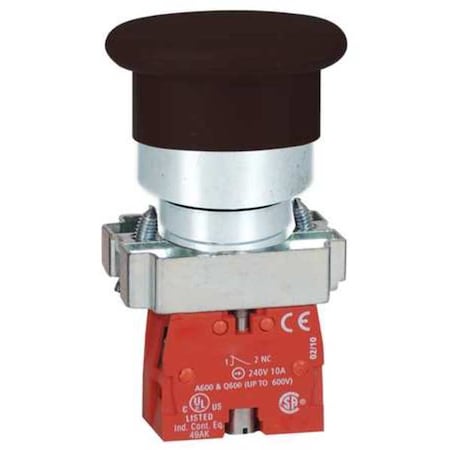 Push Button Operator, 22 mm, 1NO, Black MPN:30G247