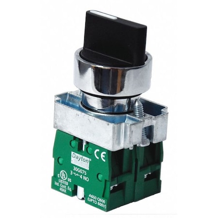 Non-Illum Selectr Swtch, 22mm, 3 Pos, Lever MPN:30G273