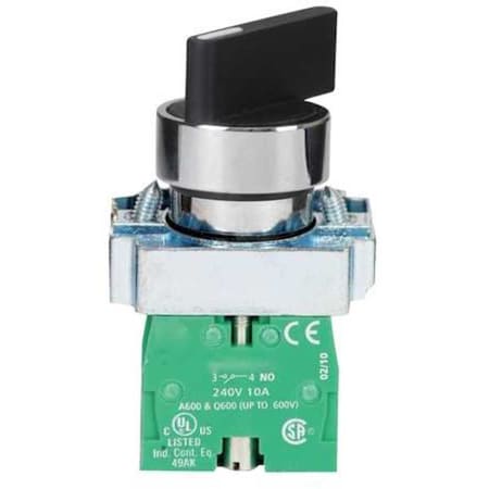 Selector Switch, Non-Illum, 3 Pos, 22 mm MPN:30G275