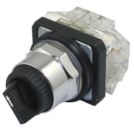 SelectorSwitch, Non-Illum, 2Pos, 30mm, Black MPN:30G298