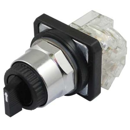 SelectorSwitch, Non-Illum, 3Pos, 30mm, Black MPN:30G305