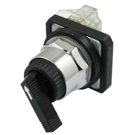 SelectorSwitch, Non-Illum, 2Pos, 30mm, Black MPN:30G308