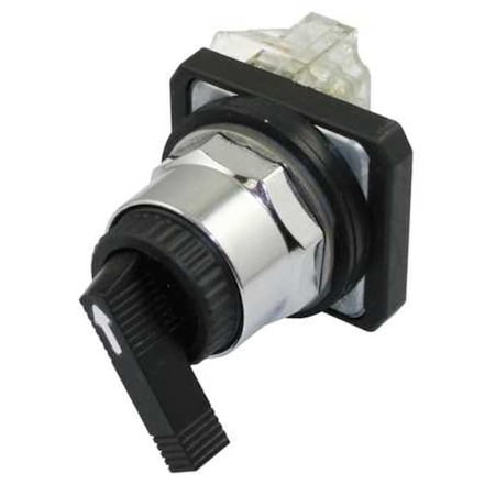 SelectorSwitch, Non-Illum, 2Pos, 30mm, Black MPN:30G310