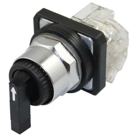 SelectorSwitch, Non-Illum, 3Pos, 30mm, Black MPN:30G312