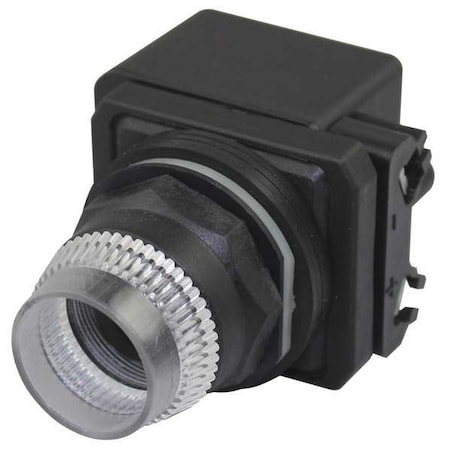 Push Button Operator, Extended, Momentary Action, Not Applicable Release, Illuminated, Clear MPN:30G373