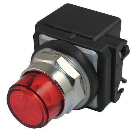 Pilot Light, LED, 24V, 30mm, Chrome, RD MPN:30G382