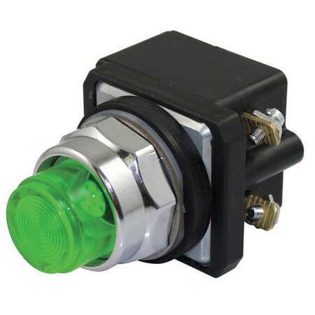 Pilot Light, LED, 24V, 30mm, Chrome, GR MPN:30G383