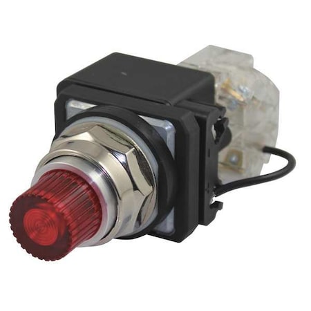 Pilot Light, LED, 24VAC/DC, 30mm, Chrome, RD MPN:30G407