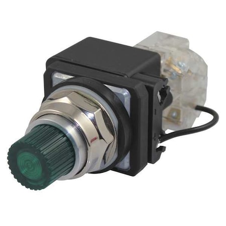 Pilot Light, LED, 24VAC/DC, 30mm, Chrome, GR MPN:30G408