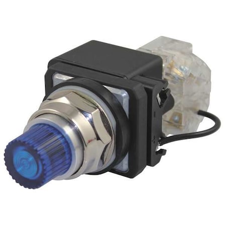 Pilot Light, LED, 24VAC/DC, 30mm, Chrome, BL MPN:30G409