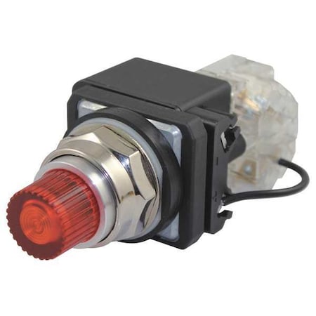 PilotLight, LED, 24VAC/DC, 30mm, Chrome, Amb MPN:30G410