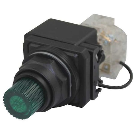 PilotLight, LED, 24VAC/DC, 30mm, Plastic, GR MPN:30G412