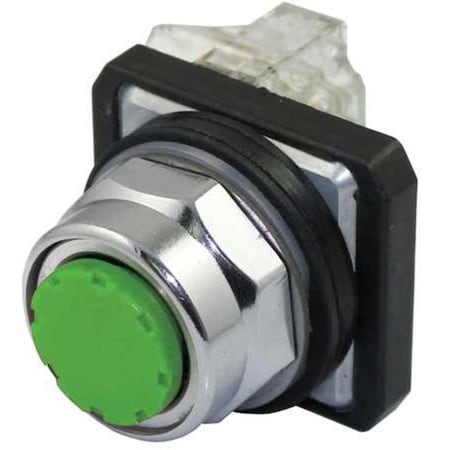 Push Button Operator, 30 mm, 1NO/1NC, Green MPN:30G431