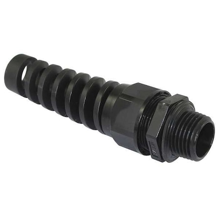 StrainReliefConnector, 1/2 in NPT, Black MPN:32J074