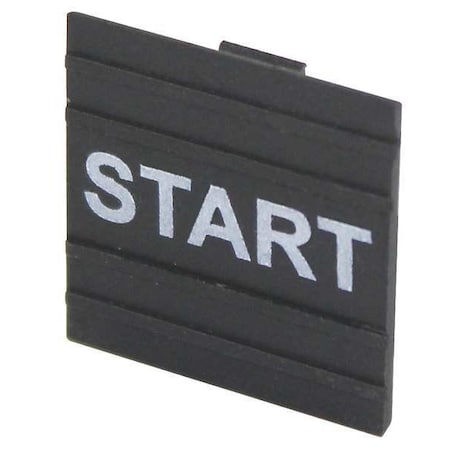 Legend Plate, Start, White/Black, Square MPN:32J084