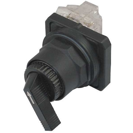 SelectorSwitch, Non-Illum, 2Pos, 30mm, Black MPN:32UK01