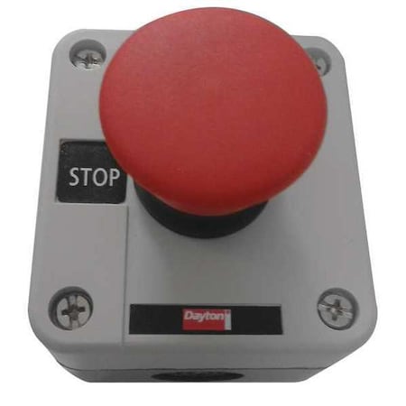 Push Buttn Cntrol Station, 1NC, Mshrm Head MPN:32W274