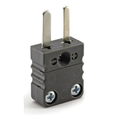 Thermocouple Plug, J, Black, Miniature MPN:36GK82