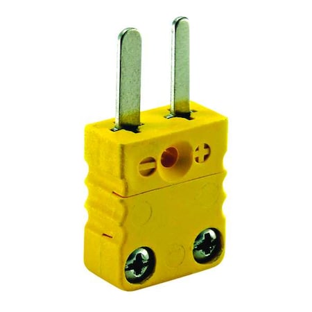 Thermocouple Plug, K, Yellow, Miniature MPN:36GK84
