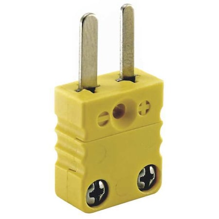 Thermocouple Plug, K, Yellow, Miniature MPN:36GK85
