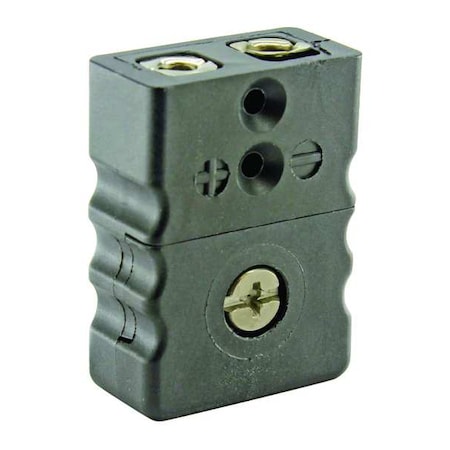 Thermocouple Jack, J, Standard, Black, 2 Pin MPN:36GL03